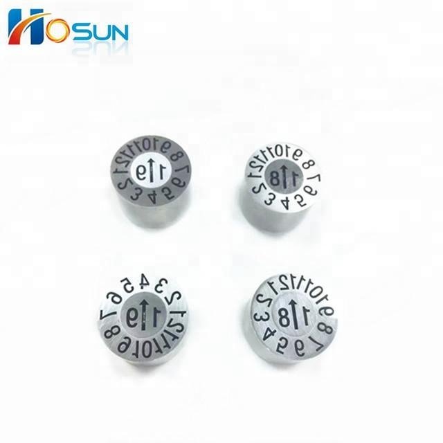 Manufacture mold date stamp components insert