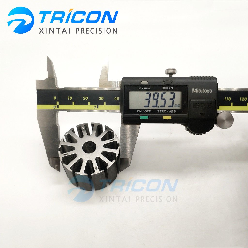 Manufacture of custom motor core parts laminated stamped steel wind turbine rotor and stator cores