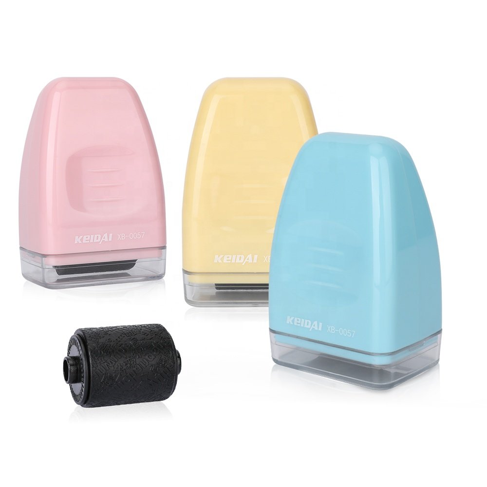 confidential stamp Office supplies embossed self inking protect privacy stamp machine customize letter home school