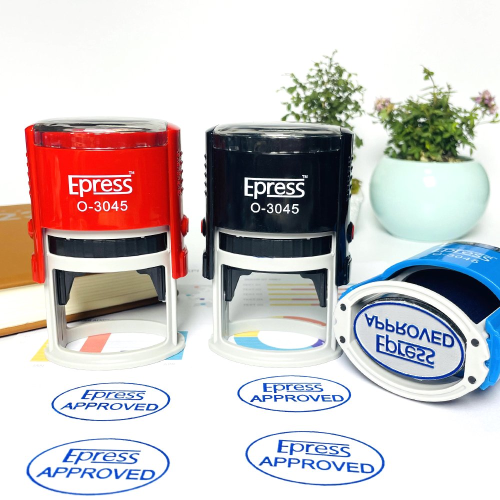 Automatic Seal Stamp Machine 30 * 45 mm Self-inking Plastic Stamp Making Machine Personal Office Oval Seal Stamp Machine