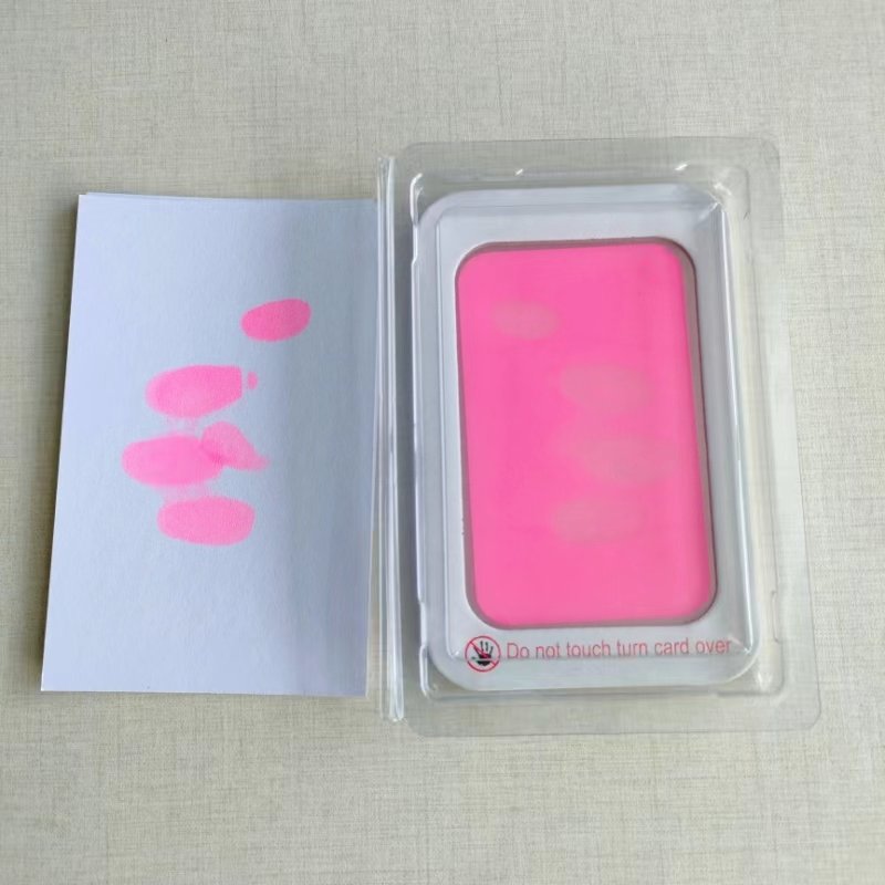 Footprint and Handprint Souvenir Safe Cleaning Recyclable Ink Free touch ink pad for Baby and Pets