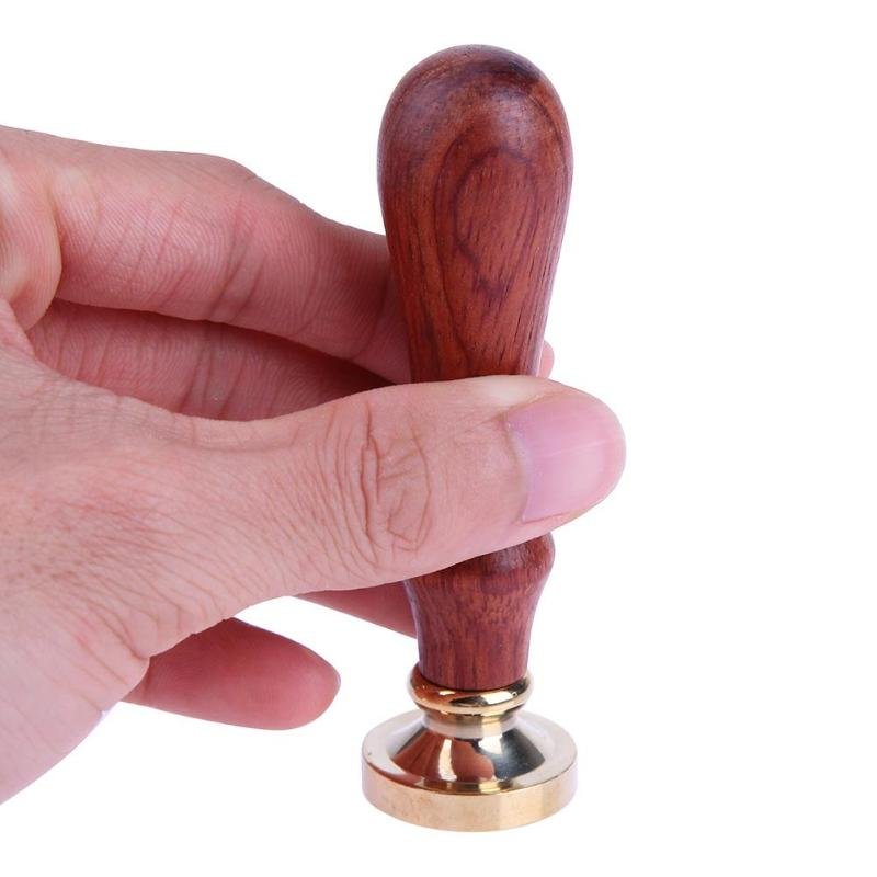 Custom Logo Wood Handle Stamp, Personalized Wax Seal Stamp