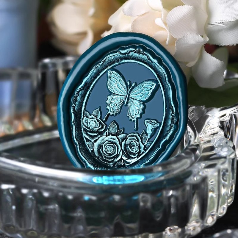 Color powder on sealing wax Solid brass stamps, embossed seals, wax beads, metal heads, stamps, manufacturers, wholesale