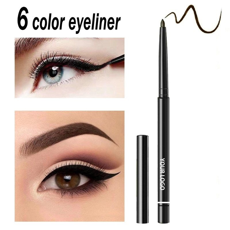 Gel Eyeliner Pen Factory Direct Sell Customized Private Label Long Lasting Waterproof White Eyeliner Color Pencil