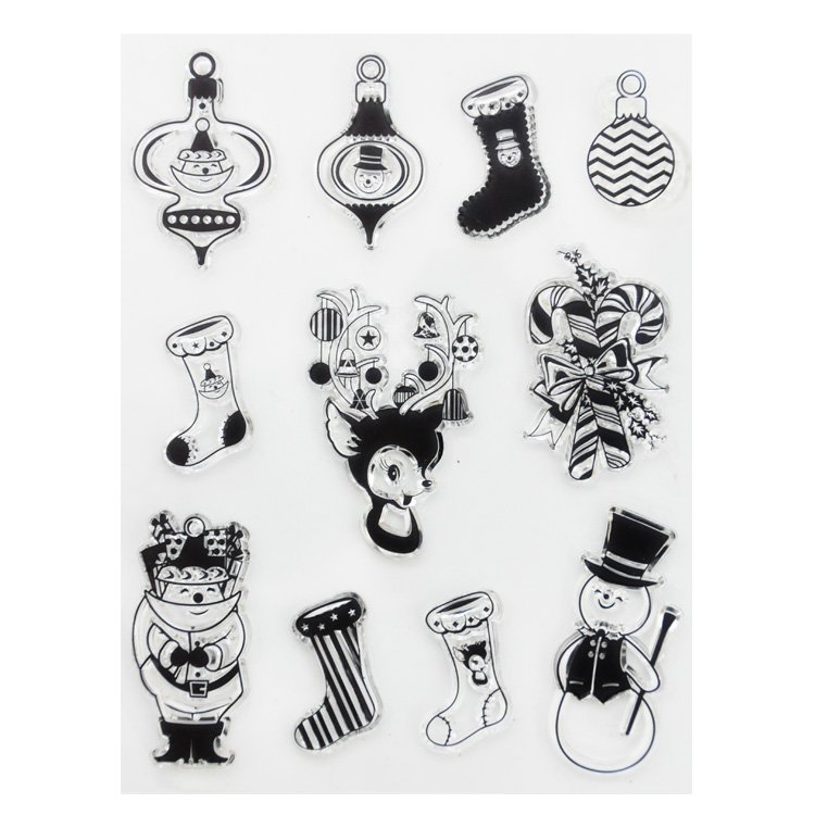 Winter Wonderland silicone transparent clear stamp