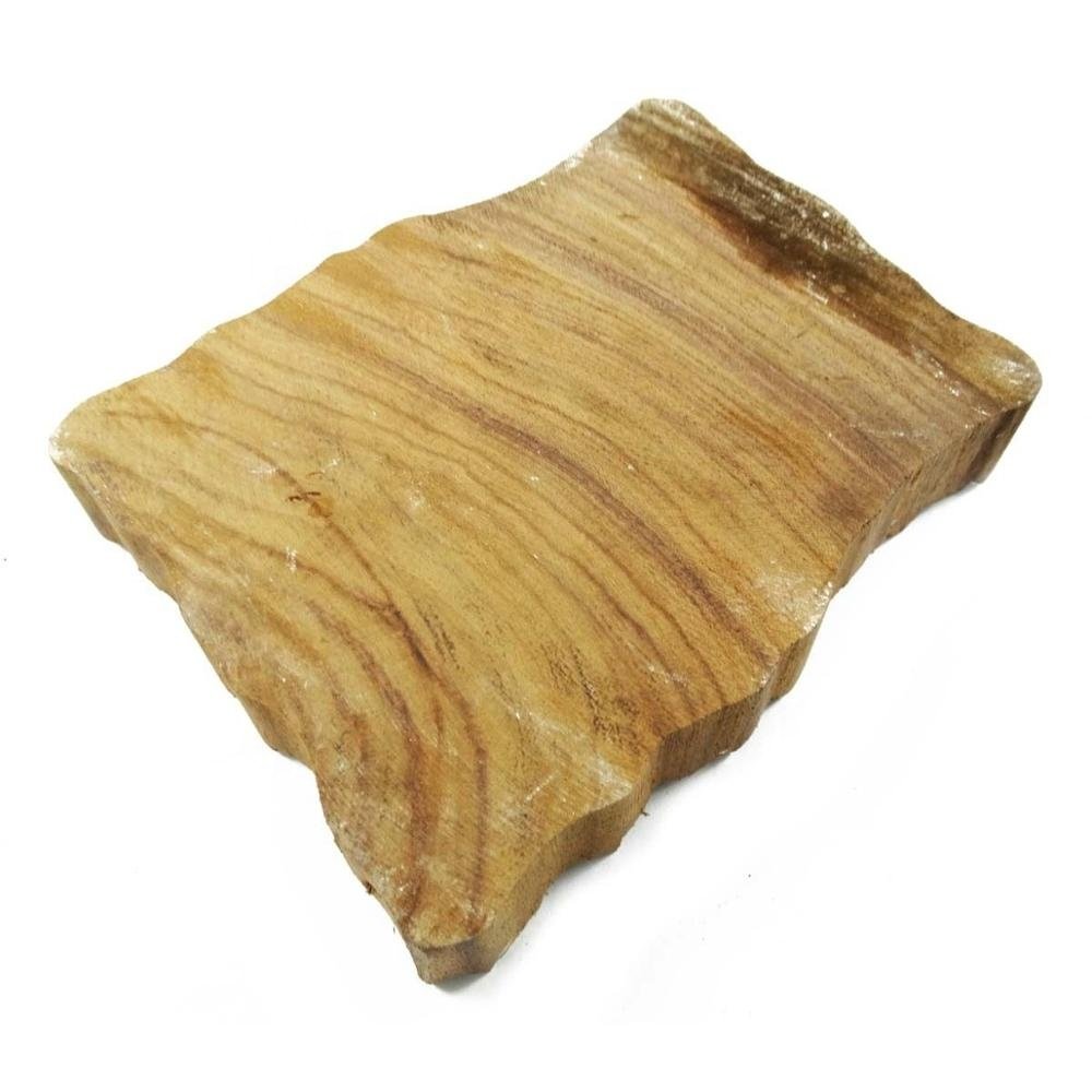 Hand Carved Floral Design Wooden Block On Sari Fabric Stamp
