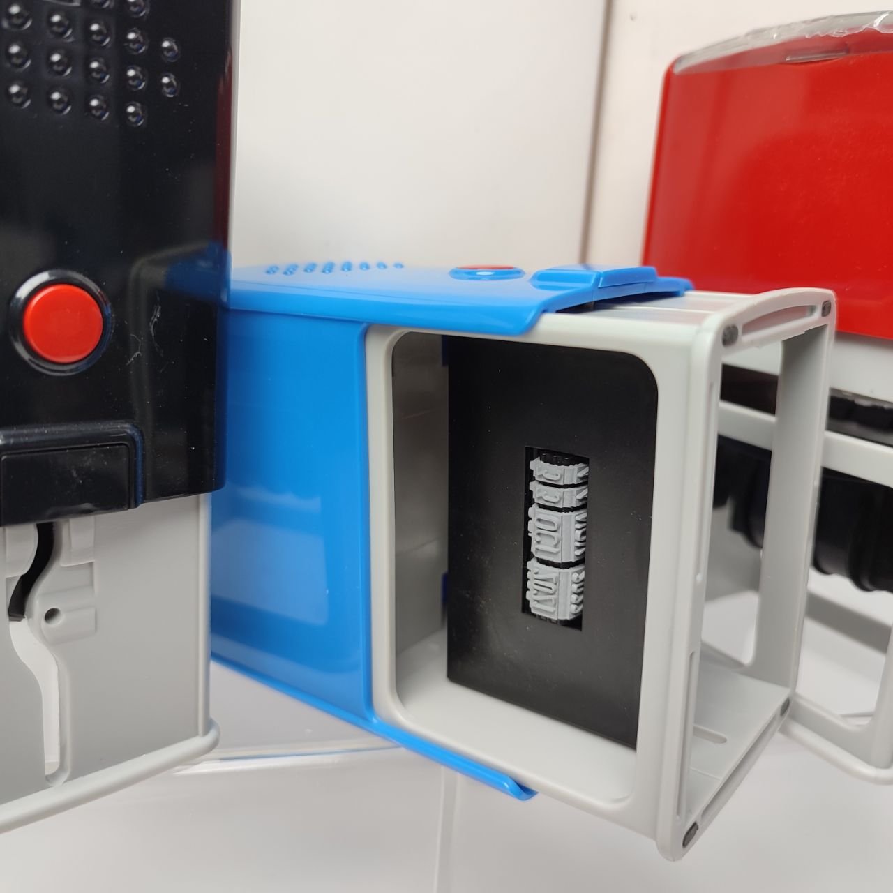 Laser Engraving Machine Custom Different Sizes Date Stamp Self Inking Rubber Stamps Inking with Rubber Pad