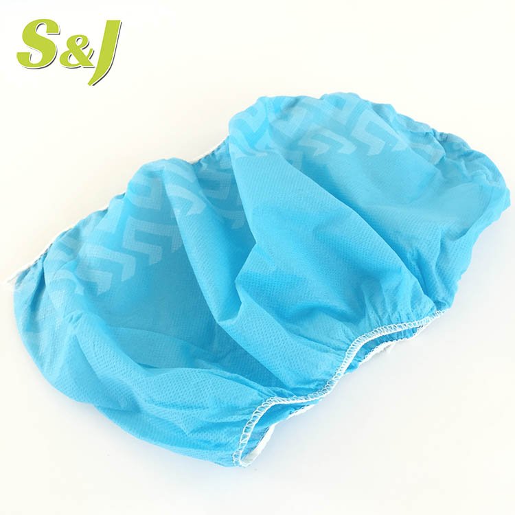S&J Anti slip shoe cover PP Nonwoven Shoe Cover With Underprinting Dustproof Stamp Shoes Covers