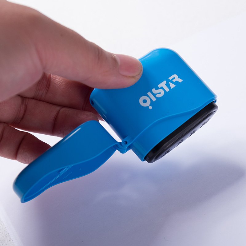 15-40MM Rectangular Glitter Flash Stamp Self-Printed Imprint in Circular Design Office Plastic Ink Pad for Election Use