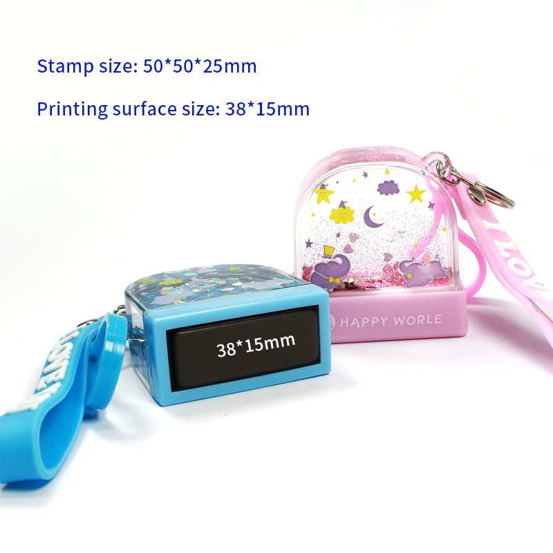 DIY rubber stamp brush EVA kids art sets customized textile figures clothing kids name stamp