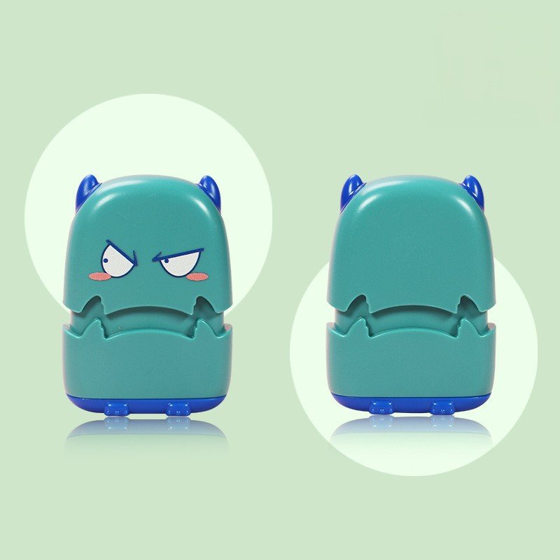 Name Toy Monster Animal Cartoon Plastic Kids Children Toy Flash Stamps