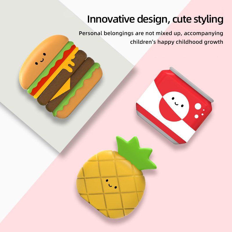 Children's Self-Inking Foam Stamp Cartoon Flash Design for DIY & Office Use Plastic & Rubber Ink Pad