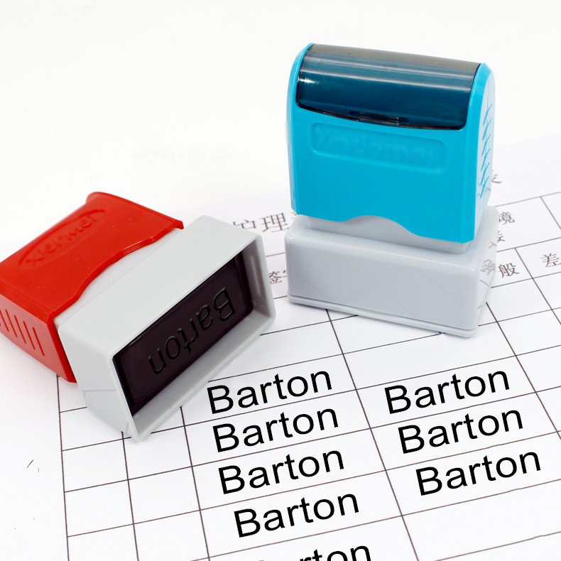 Business Stamp High Quality Custom Small or Big Size Rubber Stamp Personalized Logo Flash Office Stamp