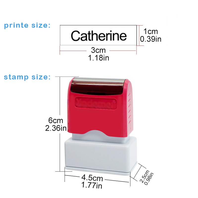 Business Stamp High Quality Custom Small or Big Size Rubber Stamp Personalized Logo Flash Office Stamp