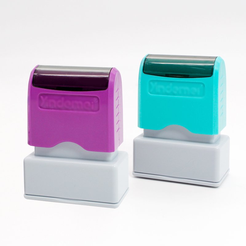 Business Stamp High Quality Custom Small or Big Size Rubber Stamp Personalized Logo Flash Office Stamp