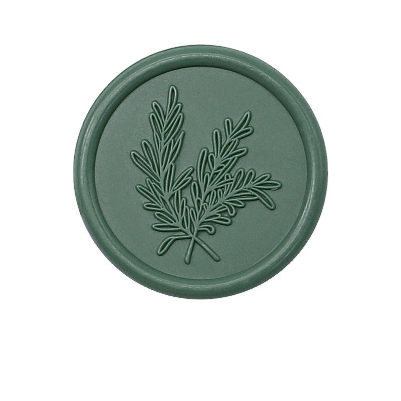 Round 30 mm Shape Custom Logo Wax Seal Sticker Adhesive Envelopes