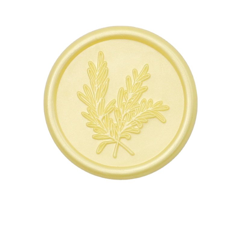 Round 30 mm Shape Custom Logo Wax Seal Sticker Adhesive Envelopes