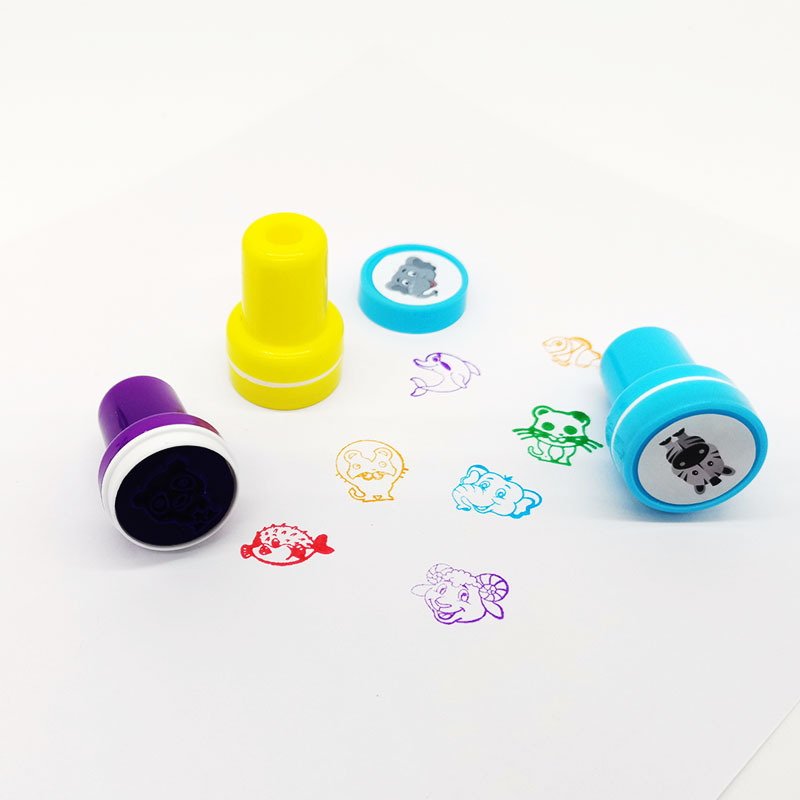 custom cute stamp logo personalized quick dry ink flash stamp
