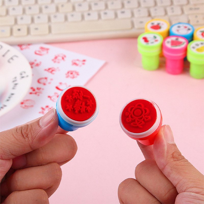 custom cute stamp logo personalized quick dry ink flash stamp