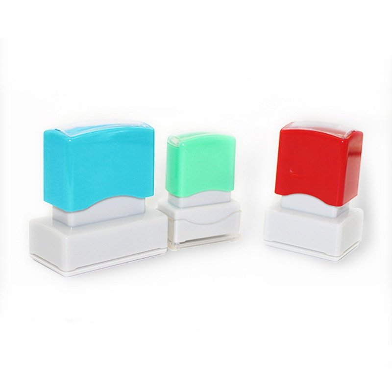 Flash Foam Stamps Large Rectangular Blue Flash Stamp Handles