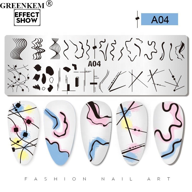 2024 New Nail Printing Steel Plate New Wings Star Cartoon Stamp Plate Wholesale Nail Stamper Printing Plate