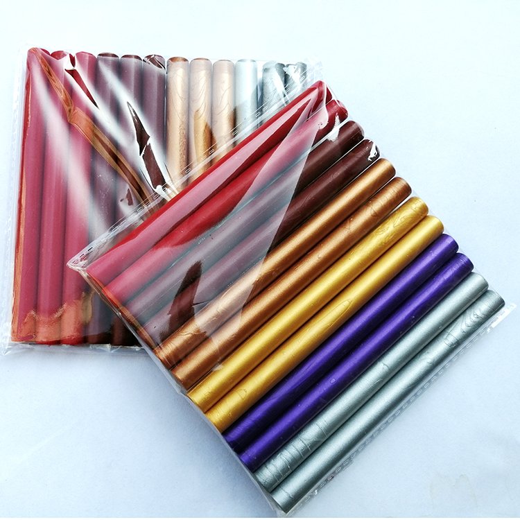 52 colors available Retro art Cylindrical Sealing wax seal stick