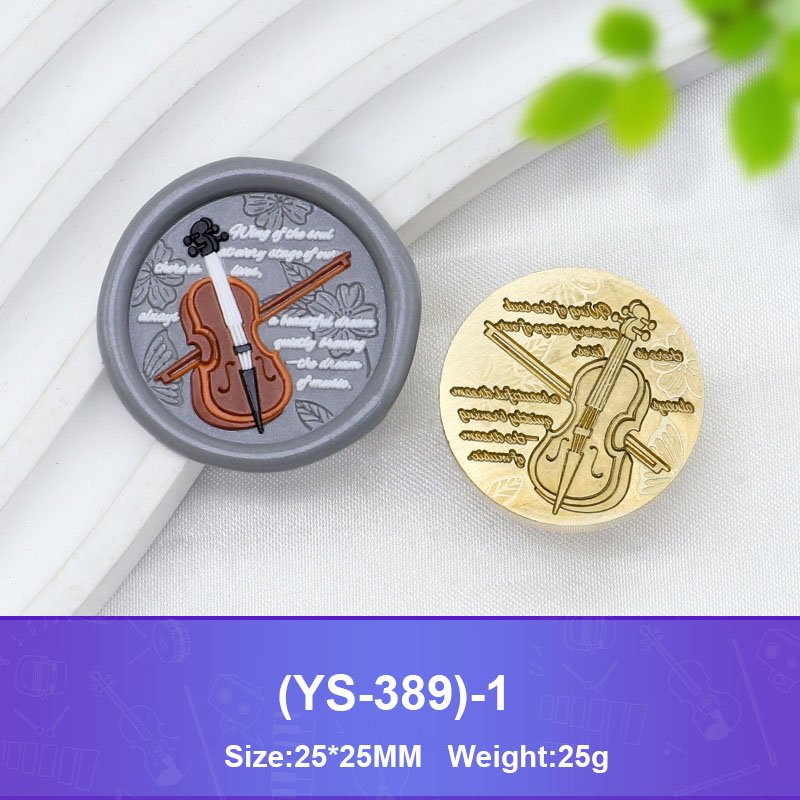 Hot Sells Music Series Musical notes Instruments Player Wax Seal Stamp Head