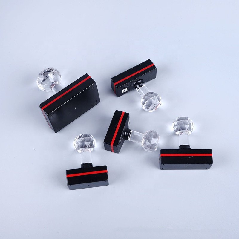 custom plastic Photosensitive Seal self inking stamp for school and office