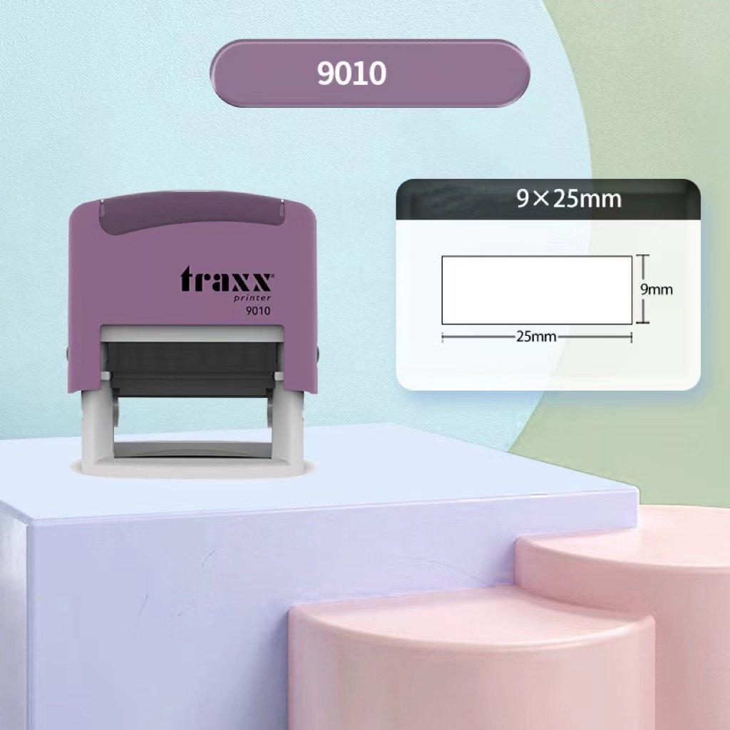 good quality tract 4910 self-inking stamps office rubber automatic stamp rubber stamp machine 14*38mm