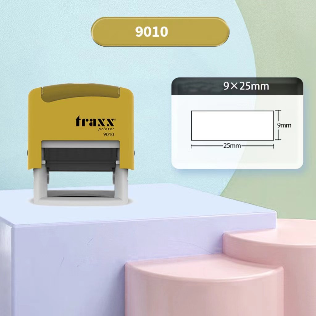 good quality tract 4910 self-inking stamps office rubber automatic stamp rubber stamp machine 14*38mm