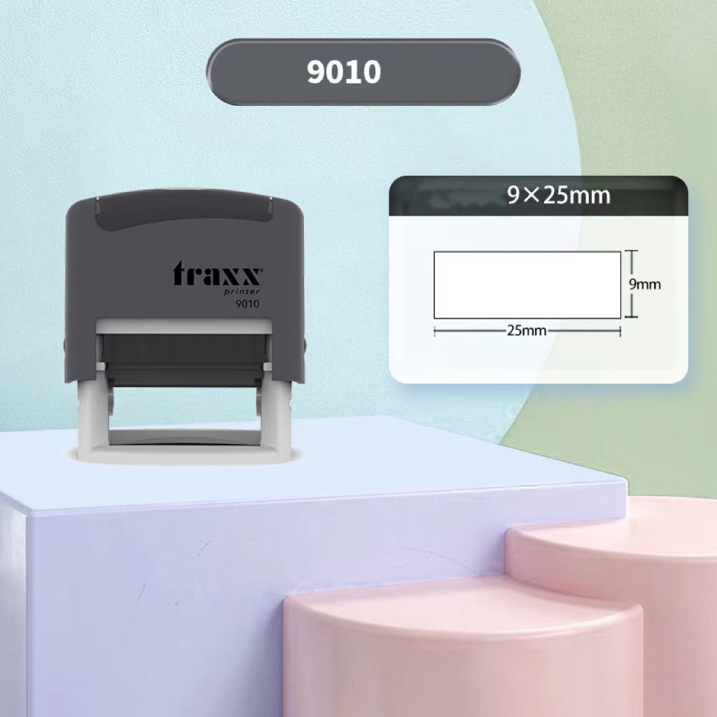 good quality tract 4910 self-inking stamps office rubber automatic stamp rubber stamp machine 14*38mm