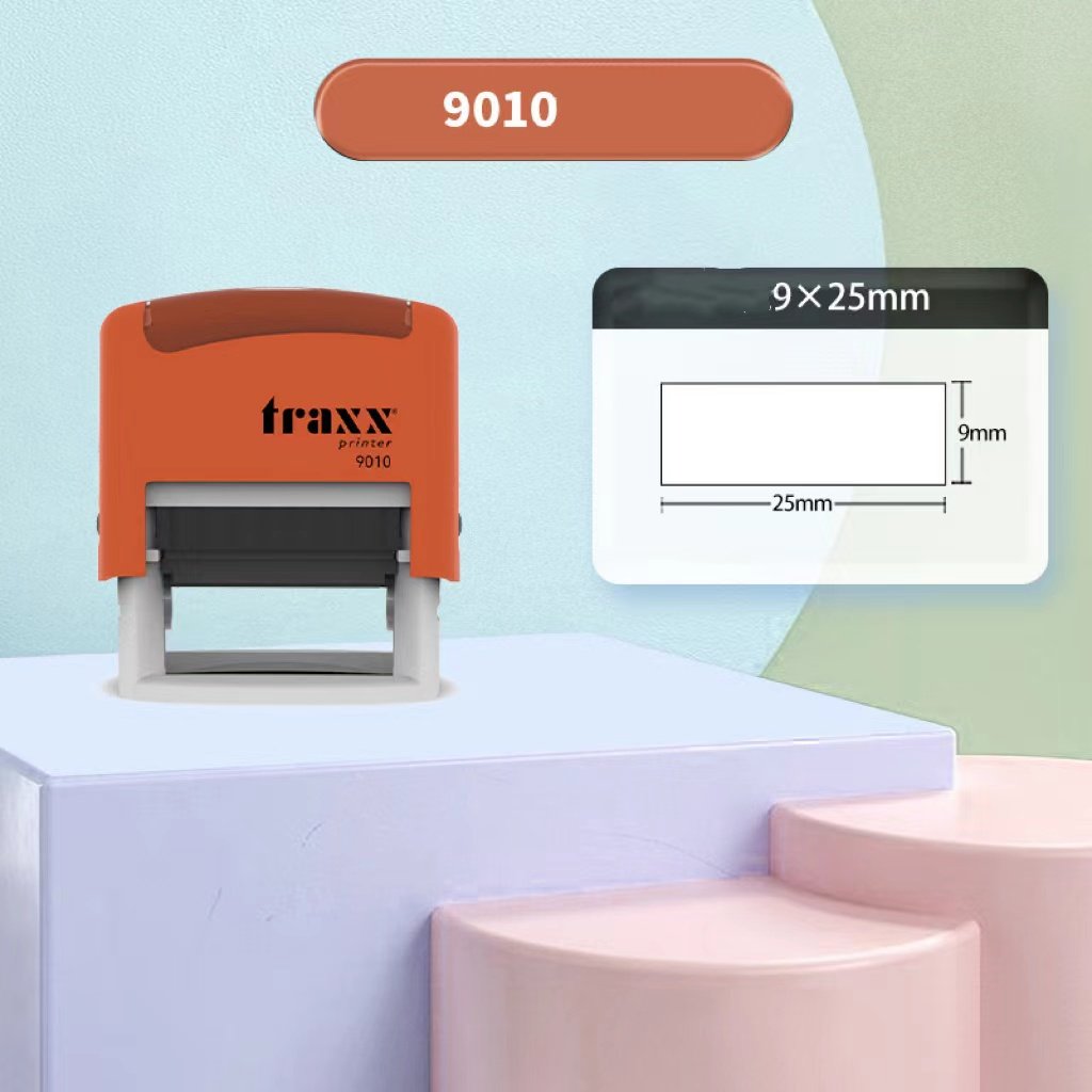 good quality tract 4910 self-inking stamps office rubber automatic stamp rubber stamp machine 14*38mm