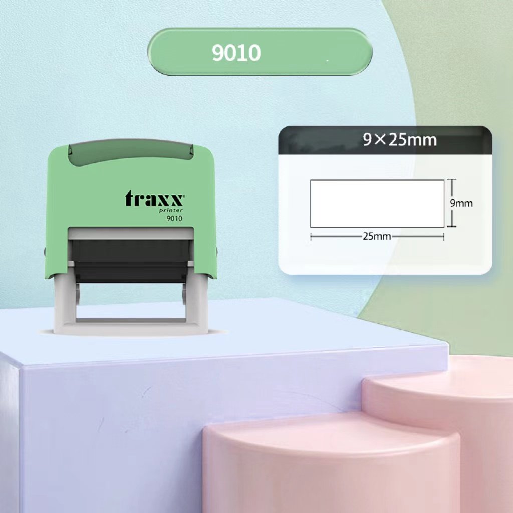 good quality tract 4910 self-inking stamps office rubber automatic stamp rubber stamp machine 14*38mm