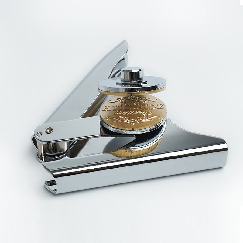 High quality custom design embossing stamp notary common seal for office use