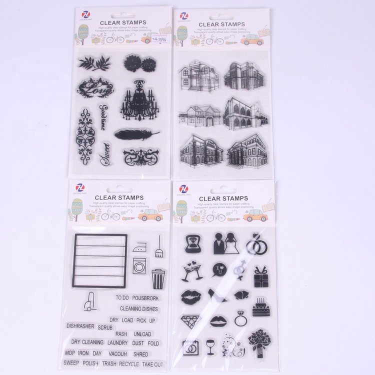 simple life&frame decoration clear stamp
