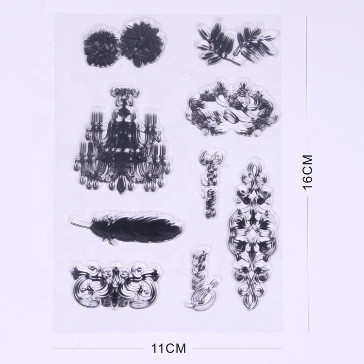 simple life&frame decoration clear stamp