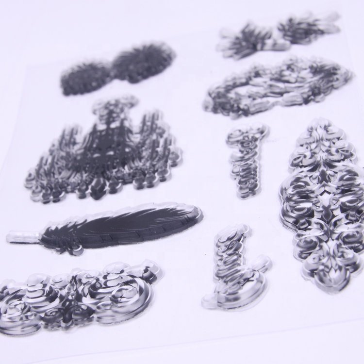 simple life&frame decoration clear stamp