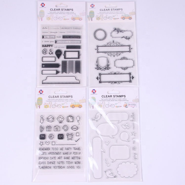 simple life&frame decoration clear stamp