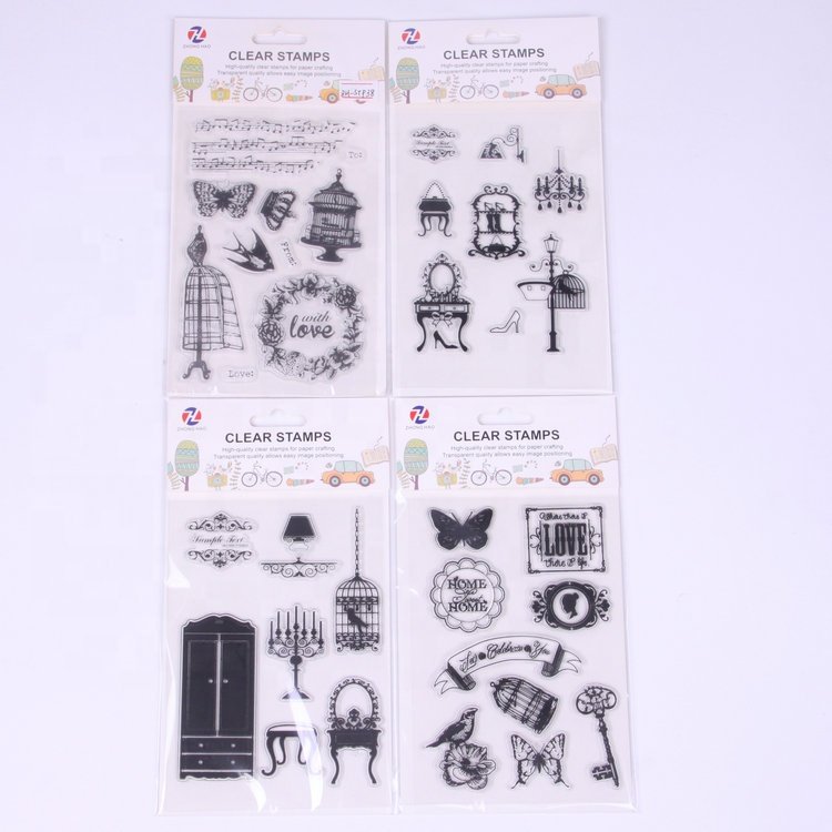 simple life&frame decoration clear stamp