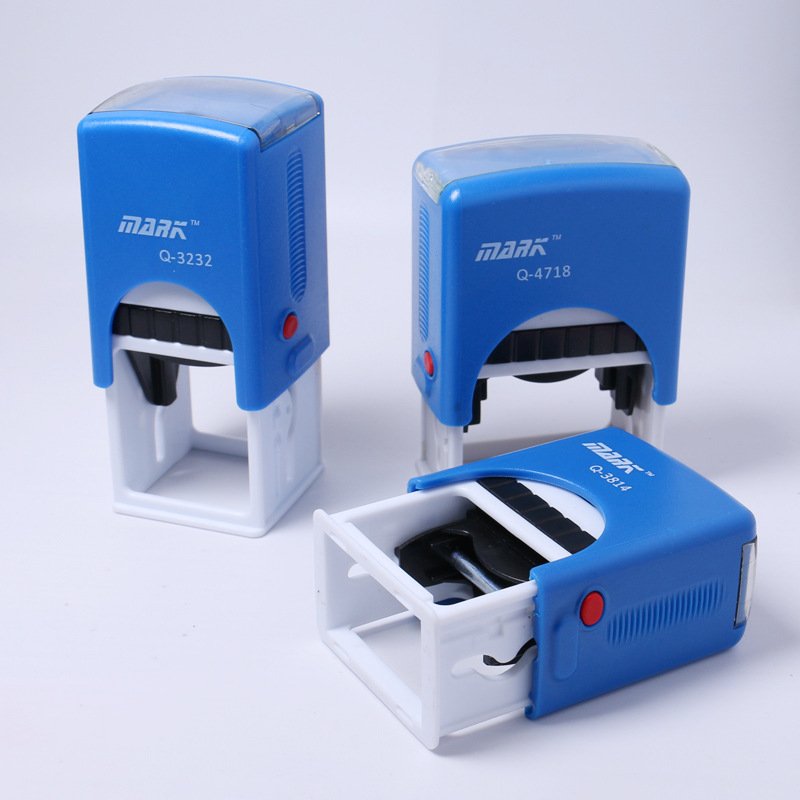 X809 Mark Rubber Ink Personal Stamps Big Automatic Self Inking Rubber Stamps Mark Stamps