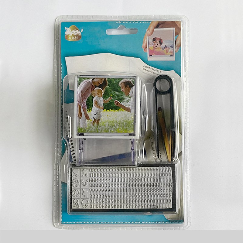 Clothing Stamp English Version Movable Type Combination Ink Stamp Direct Wholesale from Chinese Factory Factory Delivery cheap