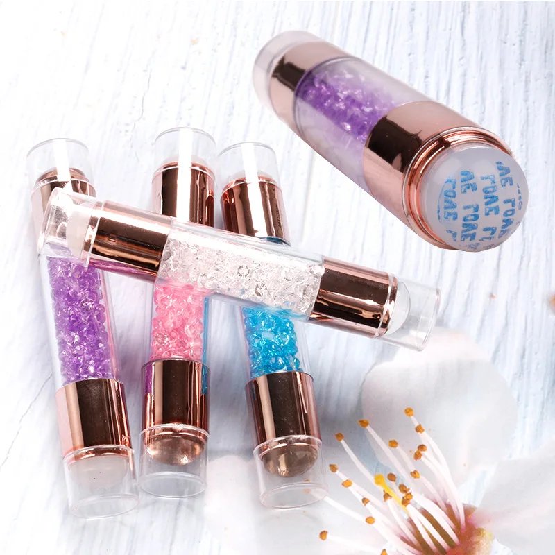2024 New Trend French Nail Stencil Template Double-headed Manicuring Kits Nail Art Stamping Tool Set