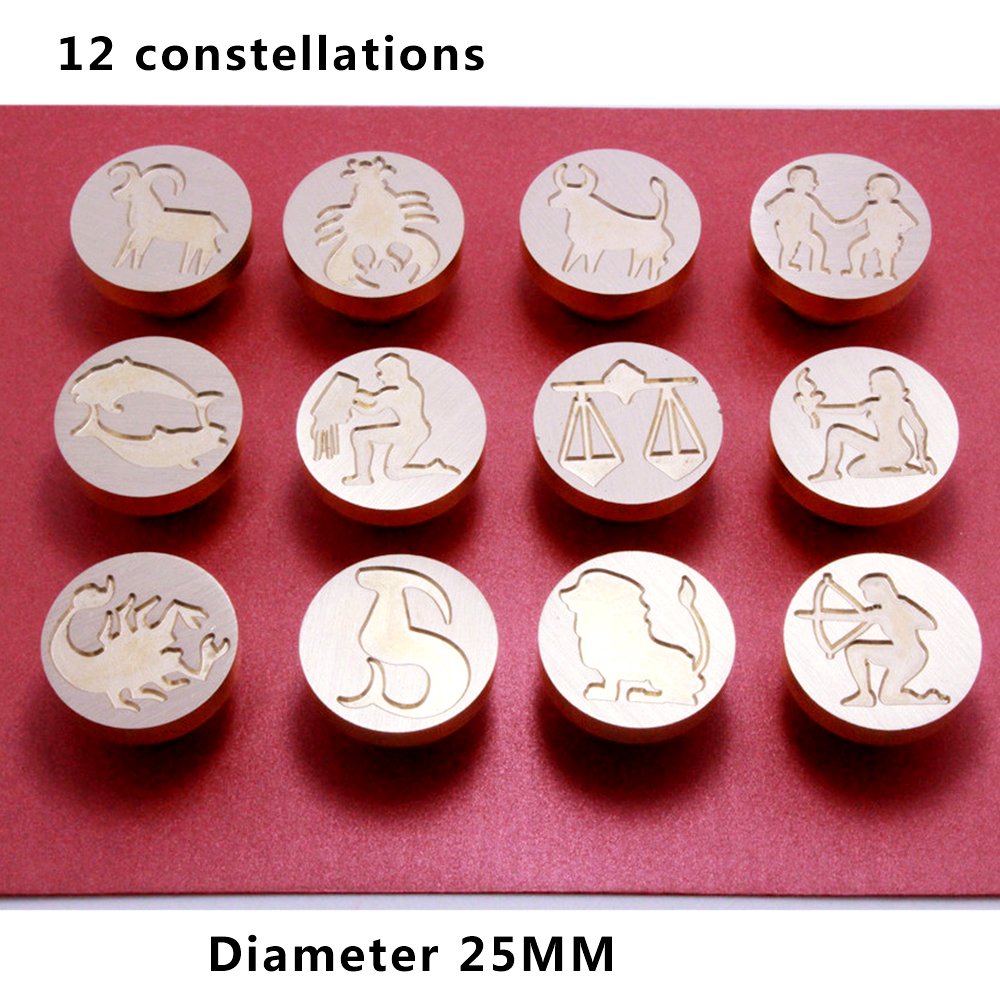 High Quality Sealing Wax stamp 12 constellations