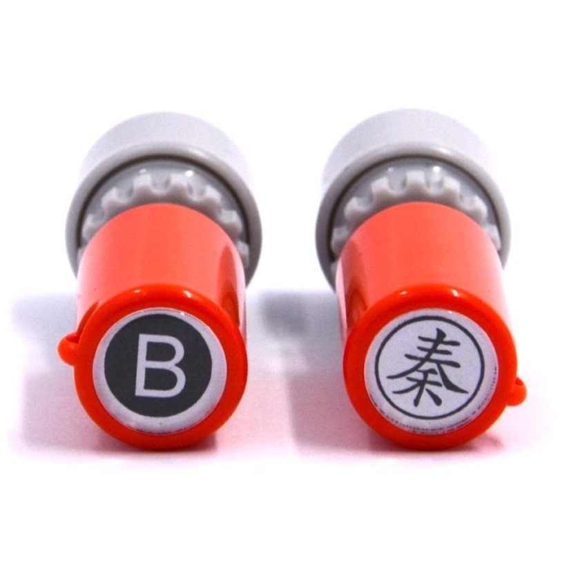 Manufacturers Supply Children Cute Cartoon Self-ink Round Stamp Teaching Stamp
