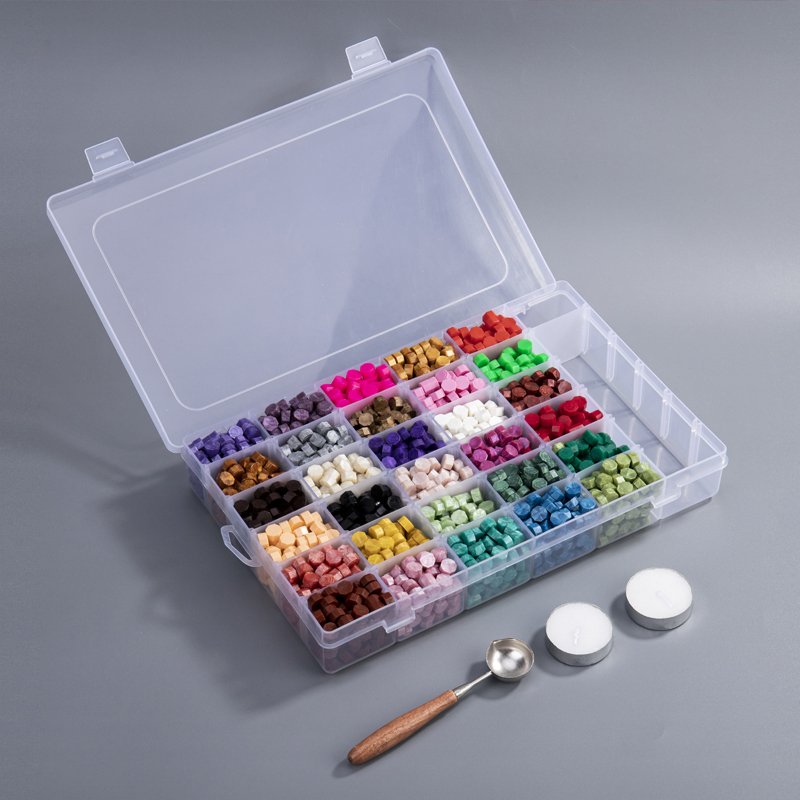 Sealing Wax Colorful Sealing Wax Beads Stamp Wax Seal Stamp Kit Sets