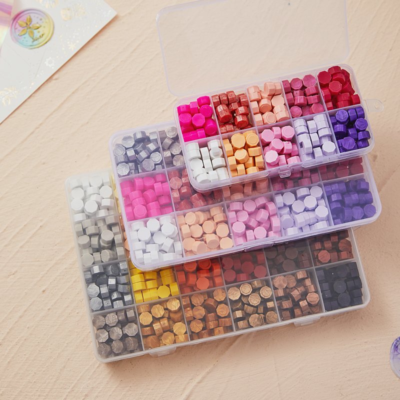 Sealing Wax Colorful Sealing Wax Beads Stamp Wax Seal Stamp Kit Sets
