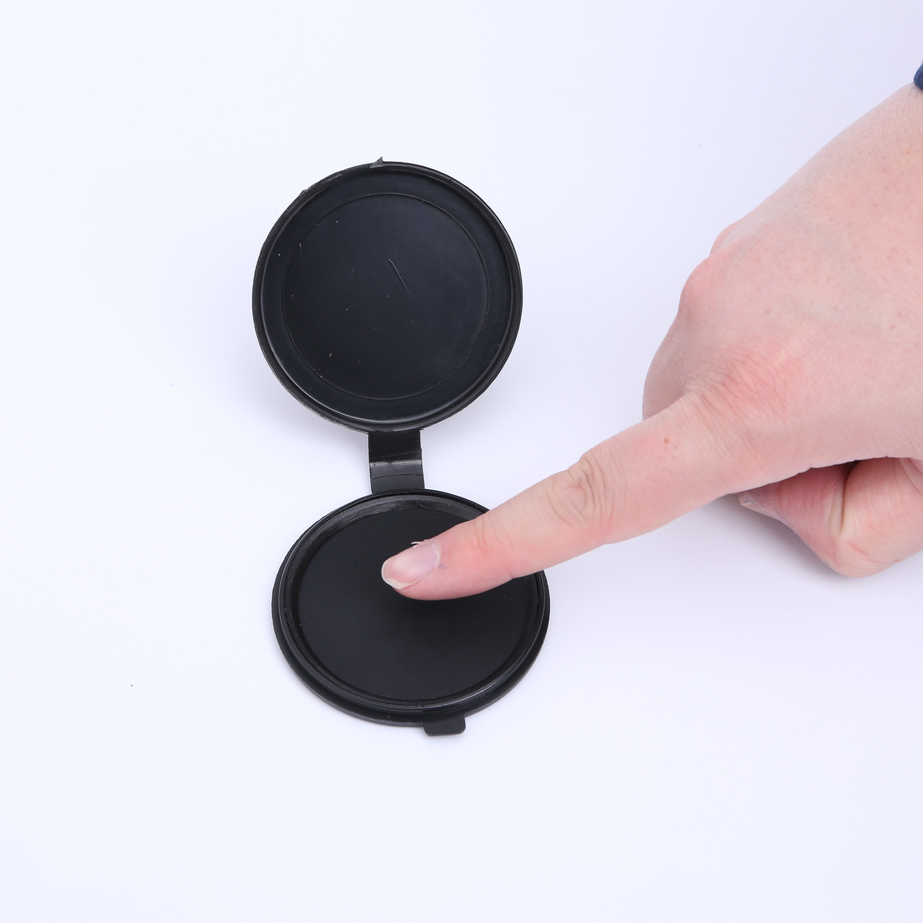 Office Fingerprint Pad Notary Security ID Fingerprint Black Stamp thumbprint Ink Pad