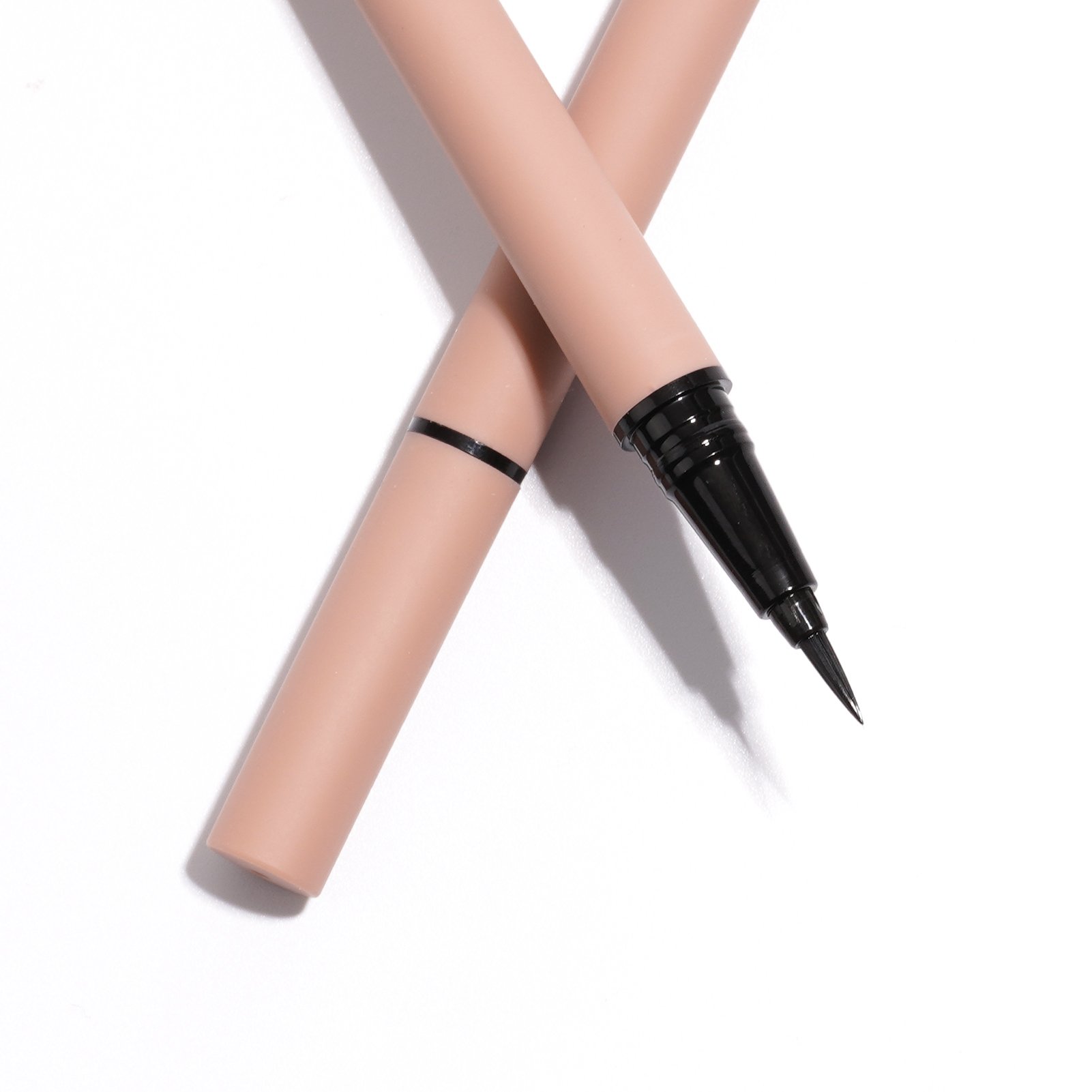 Custom Logo Waterproof 2 In 1 Liquid Private Label Clear Pink Faux Mink Eyelash L Metal Lash glue Pen Adhesive Eyeliner color