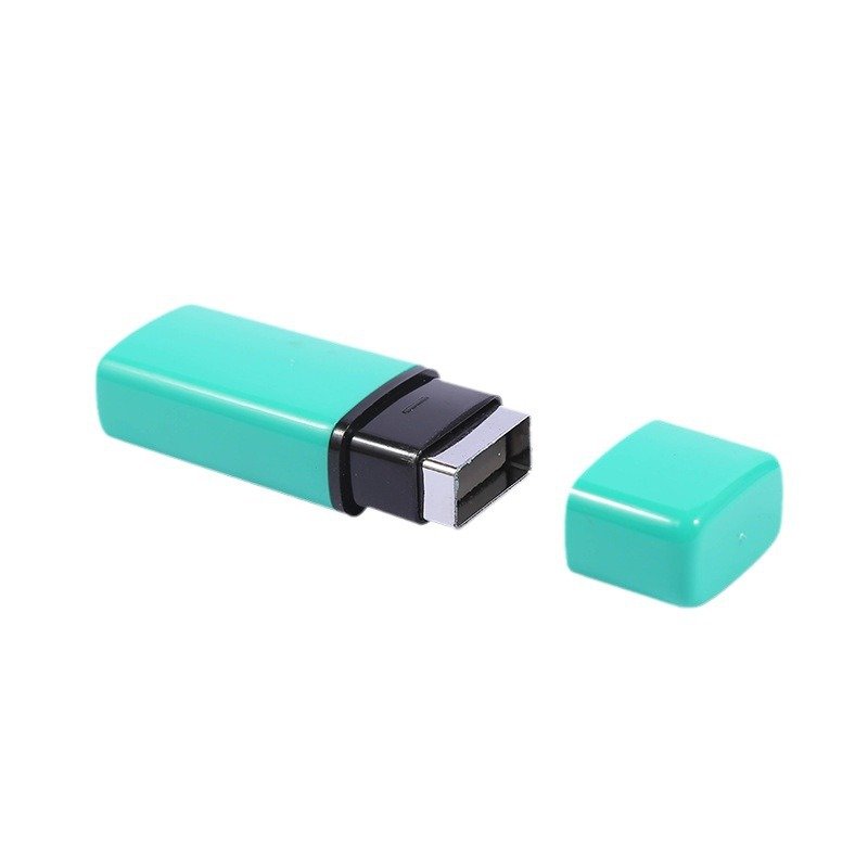 Hot Sale 15x6mm Atomic Color Shell Stamp Rubber Flash Stamps with 7mm Flash Pad and Spring