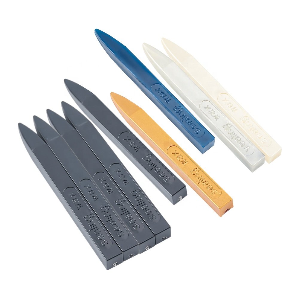 Colorful hard porcelain stamp sealing wax sticks 10 colors